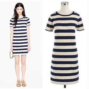 J. Crew Rugby Stripe T-shirt Dress